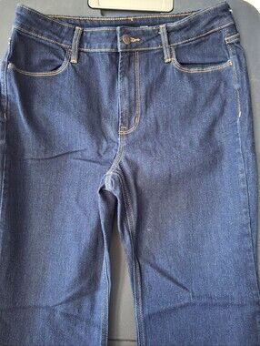 Old Navy Women's Dark Blue Straight Jeans